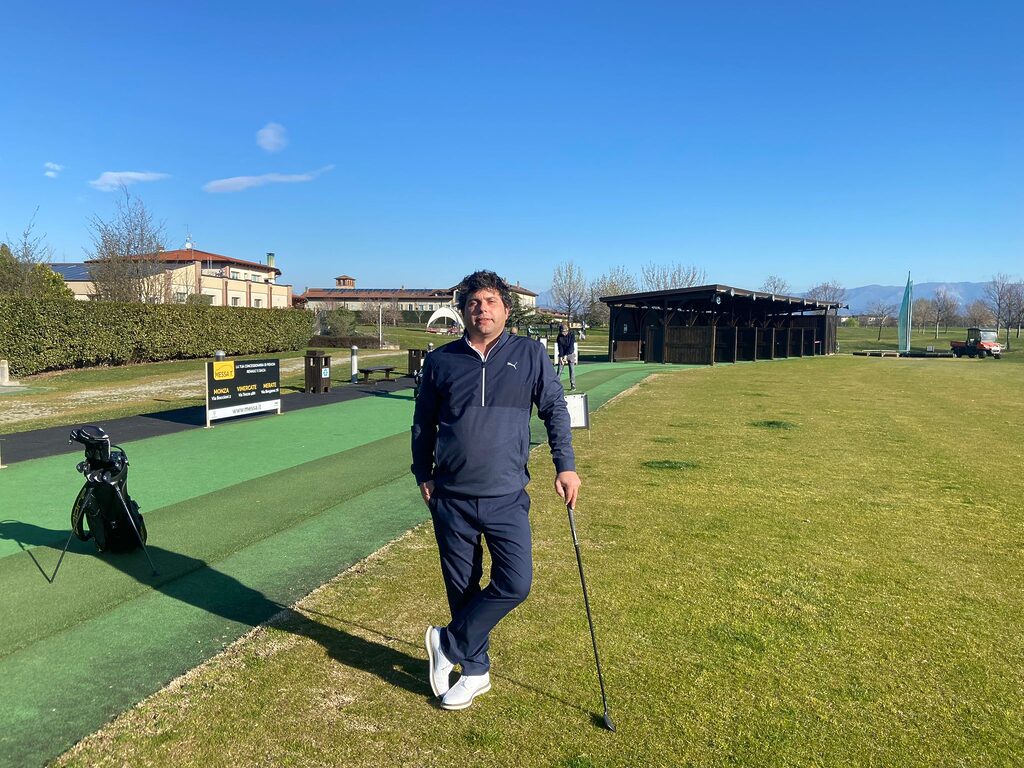 Matteo Ferraloni, nuovo maestro di golf a Camuzzago